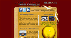 Desktop Screenshot of northcoast-webdesign.com