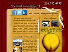 Tablet Screenshot of northcoast-webdesign.com